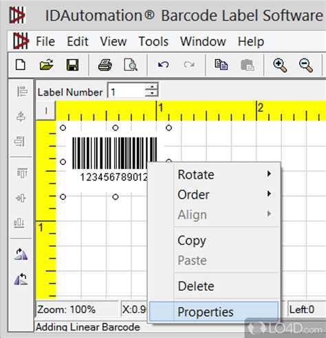 idautomation barcode label